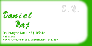 daniel maj business card